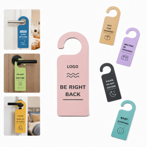 Custom PVC Door Hanger Sign Set for Hotel or Home