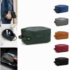 Heritage Buffalo Leather Toiletry Bag