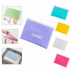 Reusable Zippered Bubble Cushion Pouch Bags