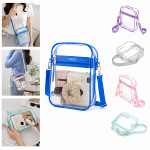 Transparent PVC Crossbody Bag
