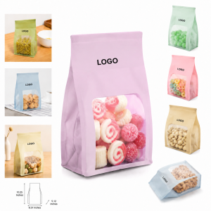 Stand-Up Resealable Food Pouches with Clear Window